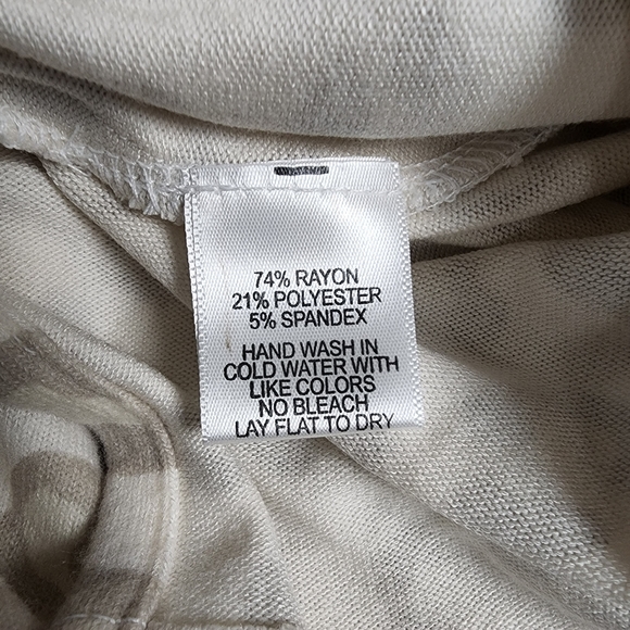 Gibson Cheeta Print Cowl Neck Tunic - Picture 8 of 11